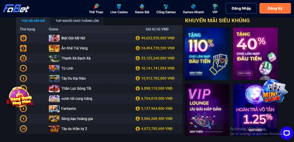 Đa dạng trò chơi tại Waybet Nhà Cái
